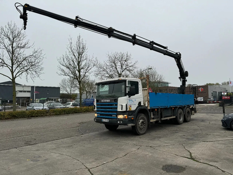 Scania P124-360 6X4 EURO 2 HIAB 200 C-5 ALL 2000 - Бортова вантажівка/ Платформа, Вантажівка з маніпулятором: фото 1 Scania P124-360 6X4 EURO 2 HIAB 200 C-5 ALL 2000 - Бортова вантажівка/ Платформа, Вантажівка з маніпулятором: фото 1