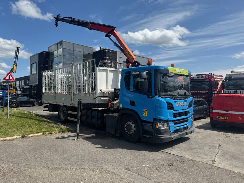 Scania P280 4X2 EURO 6 PALFINGER PK12002 + REMOTE CONTROL - Бортова вантажівка/ Платформа, Вантажівка з маніпулятором: фото 1 Scania P280 4X2 EURO 6 PALFINGER PK12002 + REMOTE CONTROL - Бортова вантажівка/ Платформа, Вантажівка з маніпулятором: фото 1
