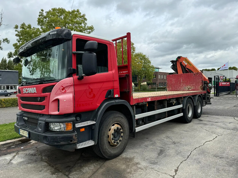 Бортова вантажівка/ Платформа, Вантажівка з маніпулятором Scania P360 6X4 PALFINGER PK 20001-K + REMOTE CONTROL EURO 5: фото 11