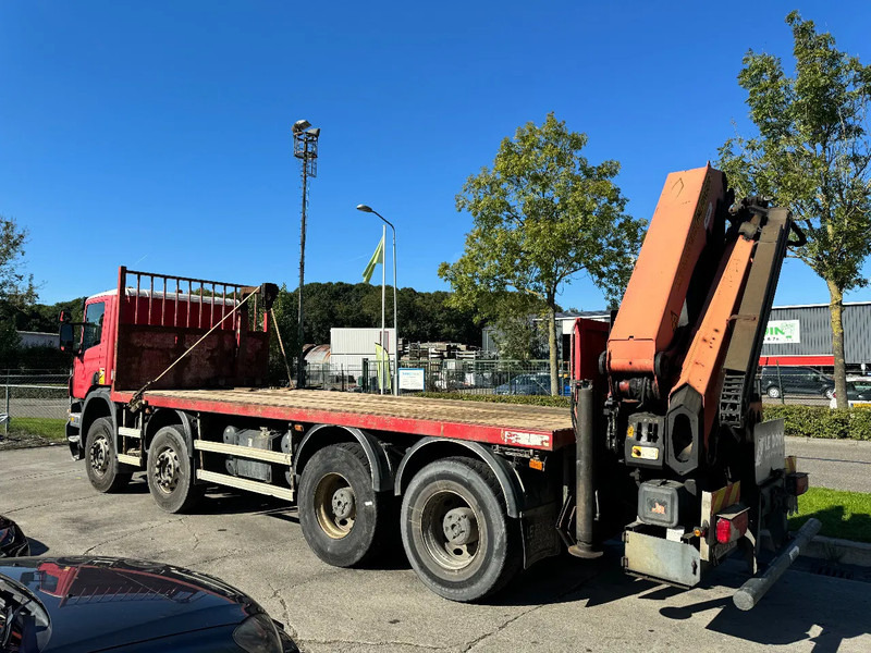 Бортова вантажівка/ Платформа, Вантажівка з маніпулятором Scania P360 8X4 - EURO 5 + PALFINGER PK22002-EH + REMOTE: фото 20