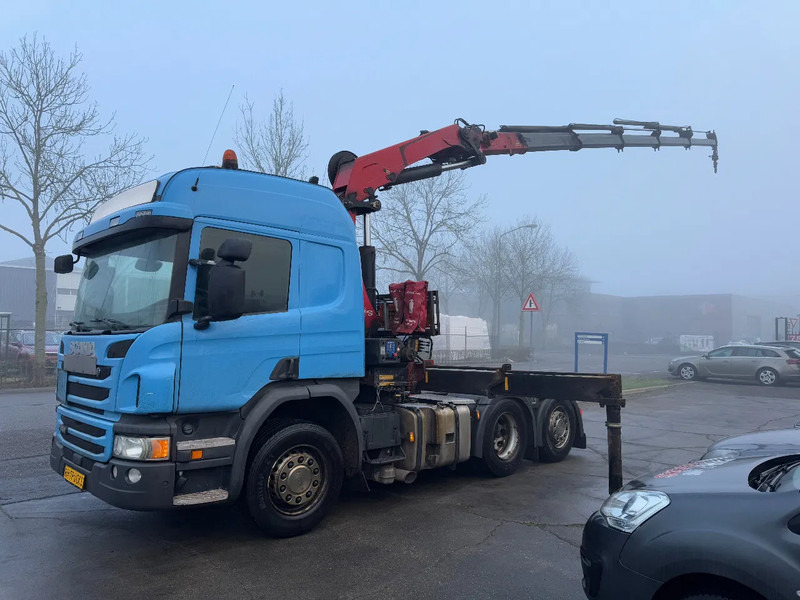Scania P450 6X2 - EURO 6 + HMF 2620-K5 + REMOTE + LIFT AXLE - Вантажівка з маніпулятором: фото 1 Scania P450 6X2 - EURO 6 + HMF 2620-K5 + REMOTE + LIFT AXLE - Вантажівка з маніпулятором: фото 1