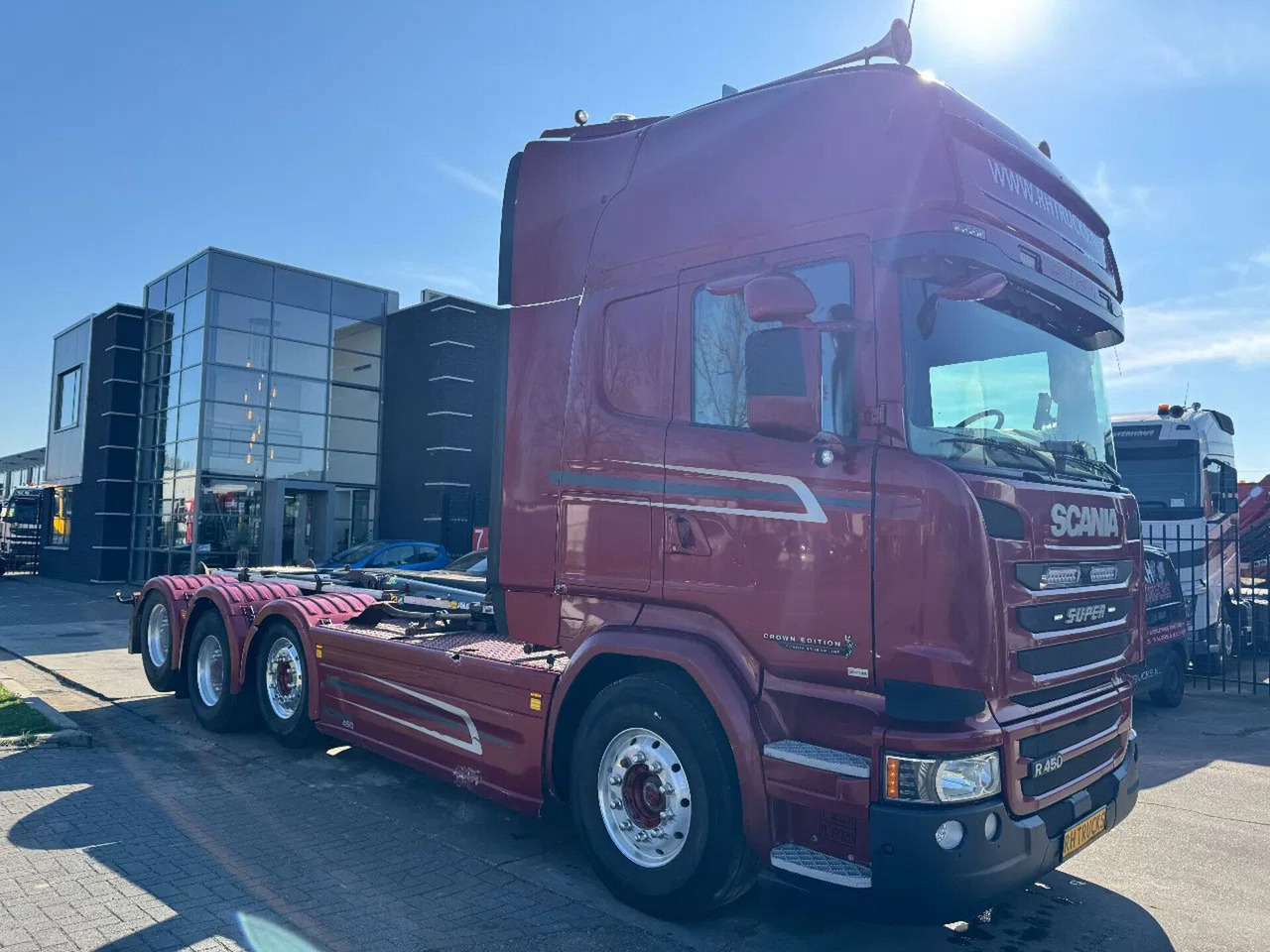 Гаковий мультиліфт вантажівка Scania R450 8X2 - EURO 6 + JOAB 24T HOOKLIFT + LIFT/STE: фото 8