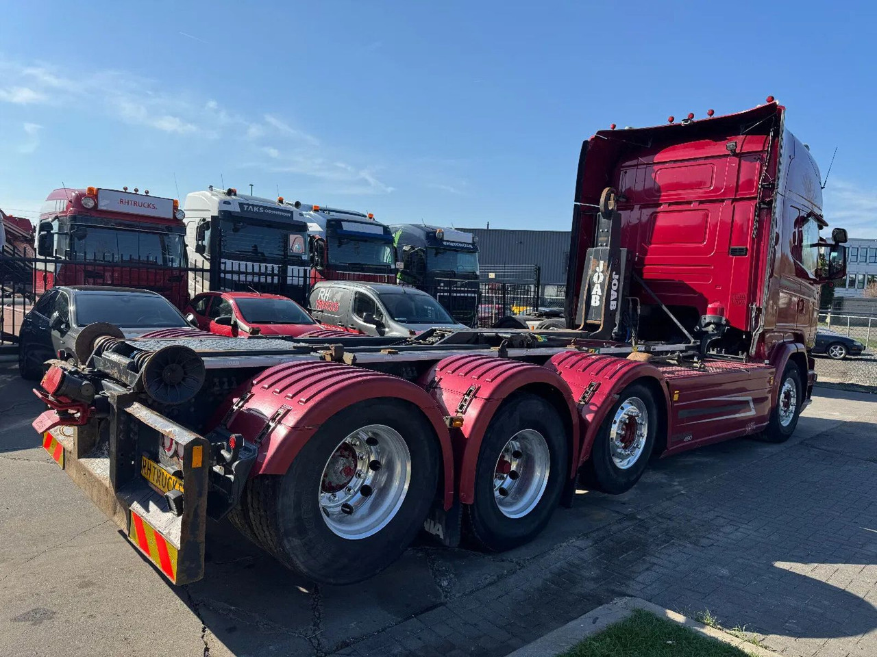Гаковий мультиліфт вантажівка Scania R450 8X2 - EURO 6 + JOAB 24T HOOKLIFT + LIFT/STE: фото 9