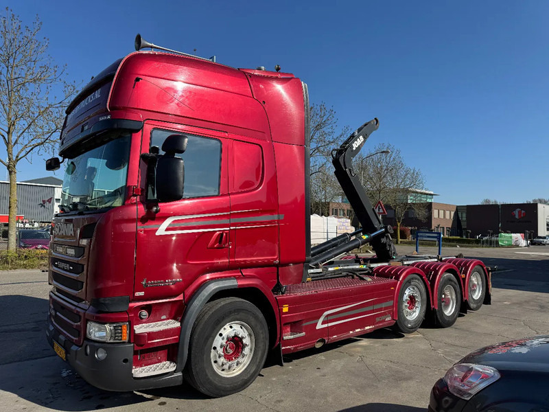 Scania R450 8X2 - EURO 6 + JOAB 24T HOOKLIFT + LIFT/STEERING AXLE - Гаковий мультиліфт вантажівка: фото 1 Scania R450 8X2 - EURO 6 + JOAB 24T HOOKLIFT + LIFT/STEERING AXLE - Гаковий мультиліфт вантажівка: фото 1