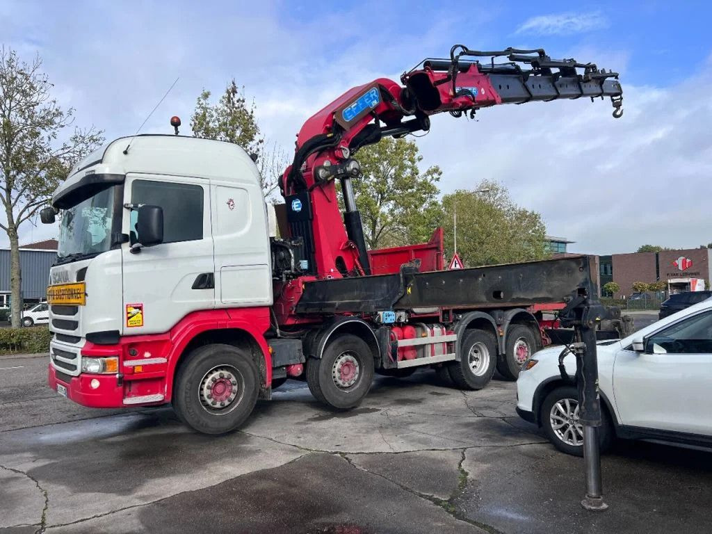 Scania R490 8X2 EURO 6 + EFFER 1750/4S + REMOTE - Вантажівка з маніпулятором, Бортова вантажівка/ Платформа: фото 3 Scania R490 8X2 EURO 6 + EFFER 1750/4S + REMOTE - Вантажівка з маніпулятором, Бортова вантажівка/ Платформа: фото 3