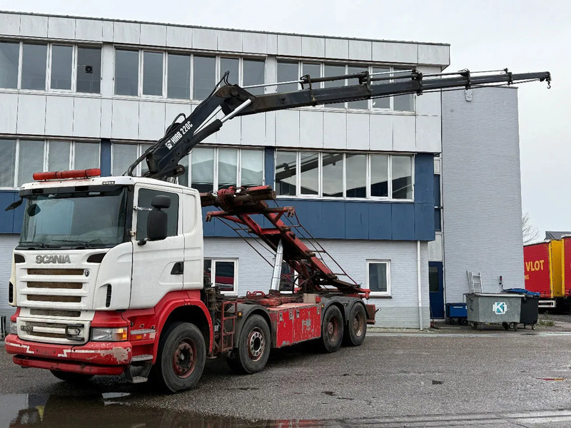 Scania R500 V8 8X4 + HIAB 220-5 + REMOTE + CABLELIFT - FULL STEEL SUSP. MANUAL GEAR. BIG AXLES - Вантажівка з маніпулятором: фото 2 Scania R500 V8 8X4 + HIAB 220-5 + REMOTE + CABLELIFT - FULL STEEL SUSP. MANUAL GEAR. BIG AXLES - Вантажівка з маніпулятором: фото 2