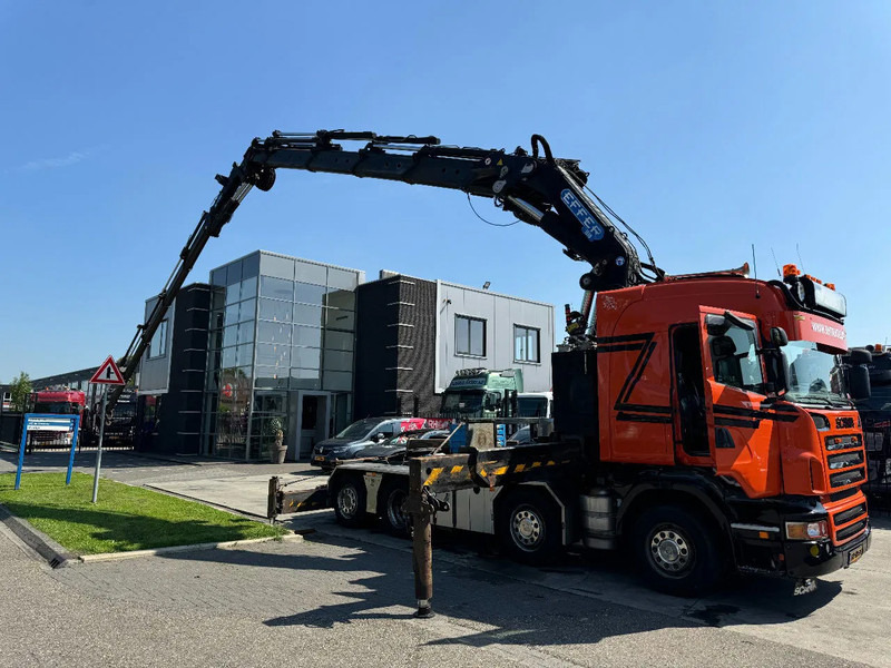 Scania R560 V8 8X2 + EFFER CRANE 1550 6S + FLYJIP 6XHYDR + REMOTE + WINCH - Вантажівка з маніпулятором: фото 4 Scania R560 V8 8X2 + EFFER CRANE 1550 6S + FLYJIP 6XHYDR + REMOTE + WINCH - Вантажівка з маніпулятором: фото 4