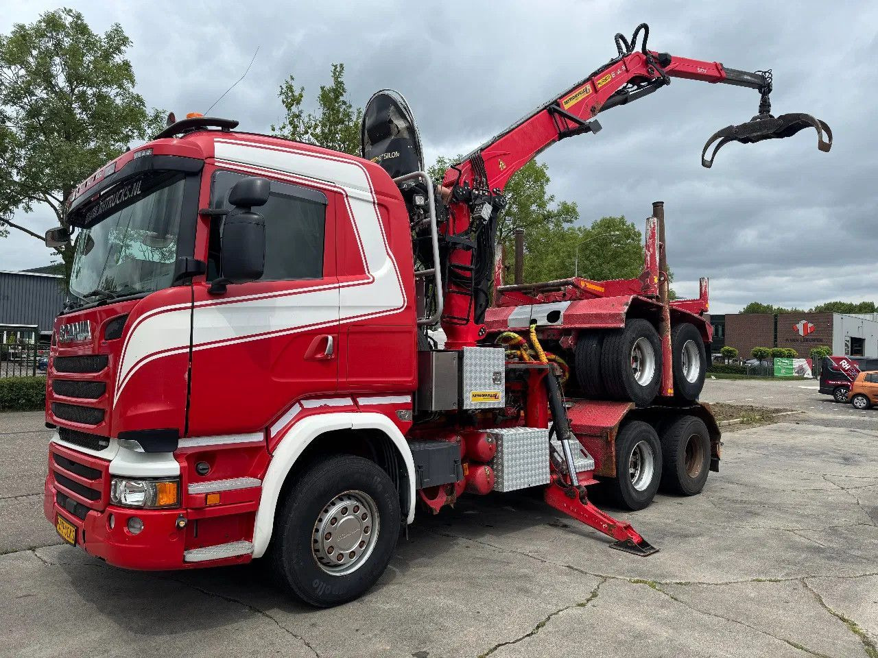 Scania R580 6X4 EPSILON S270L88 2 AXLE HANGER - Лісовоз: фото 4 Scania R580 6X4 EPSILON S270L88 2 AXLE HANGER - Лісовоз: фото 4