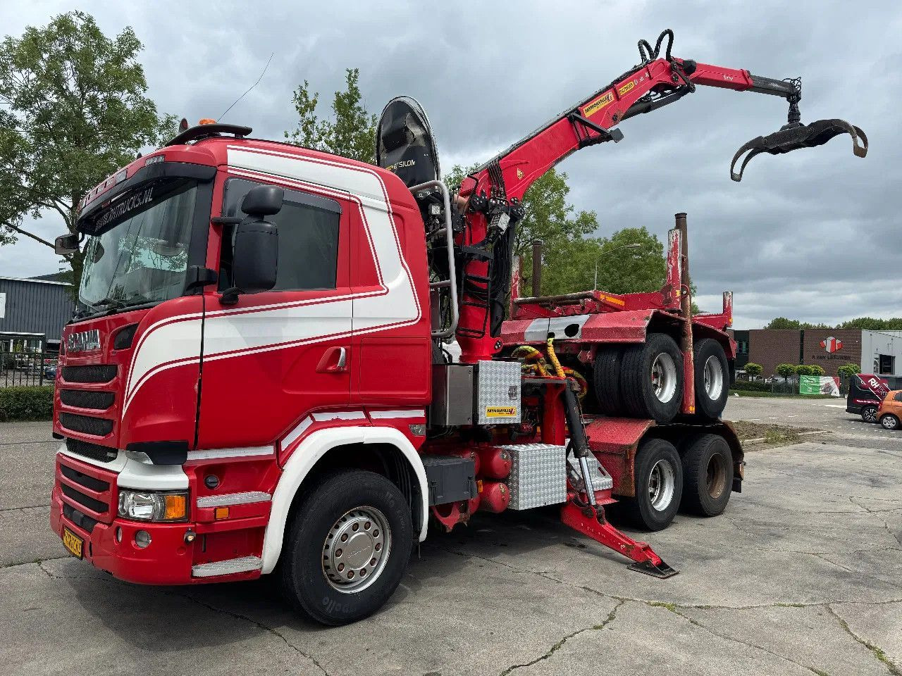 Scania R580 6X4 EPSILON S270L88 2 AXLE HANGER - Лісовоз: фото 3 Scania R580 6X4 EPSILON S270L88 2 AXLE HANGER - Лісовоз: фото 3