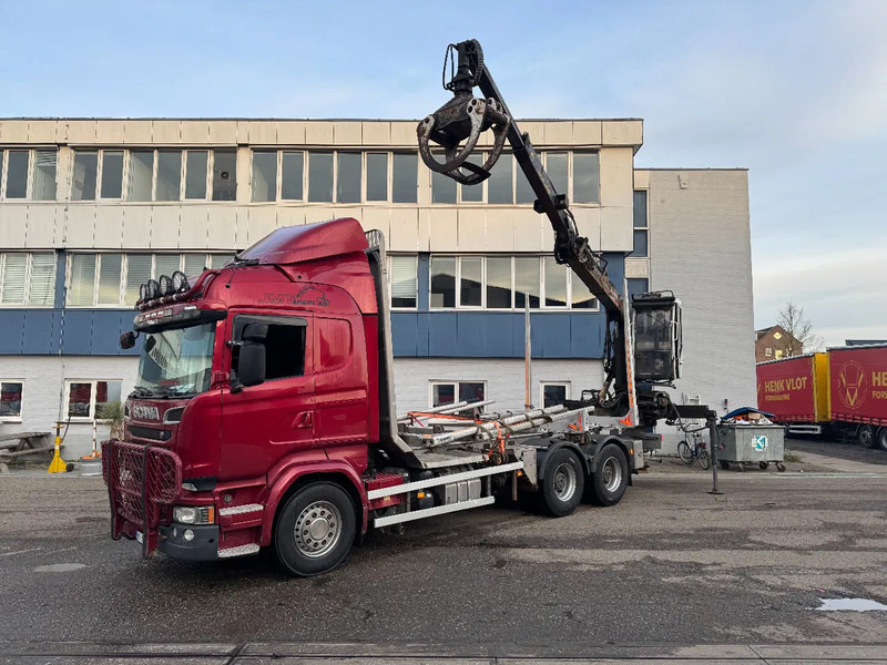 Scania R580 V8 6X4 EURO 6 JONSERED 1080 79 R HUB REDUCTION - Лісовоз, Вантажівка з маніпулятором: фото 1 Scania R580 V8 6X4 EURO 6 JONSERED 1080 79 R HUB REDUCTION - Лісовоз, Вантажівка з маніпулятором: фото 1