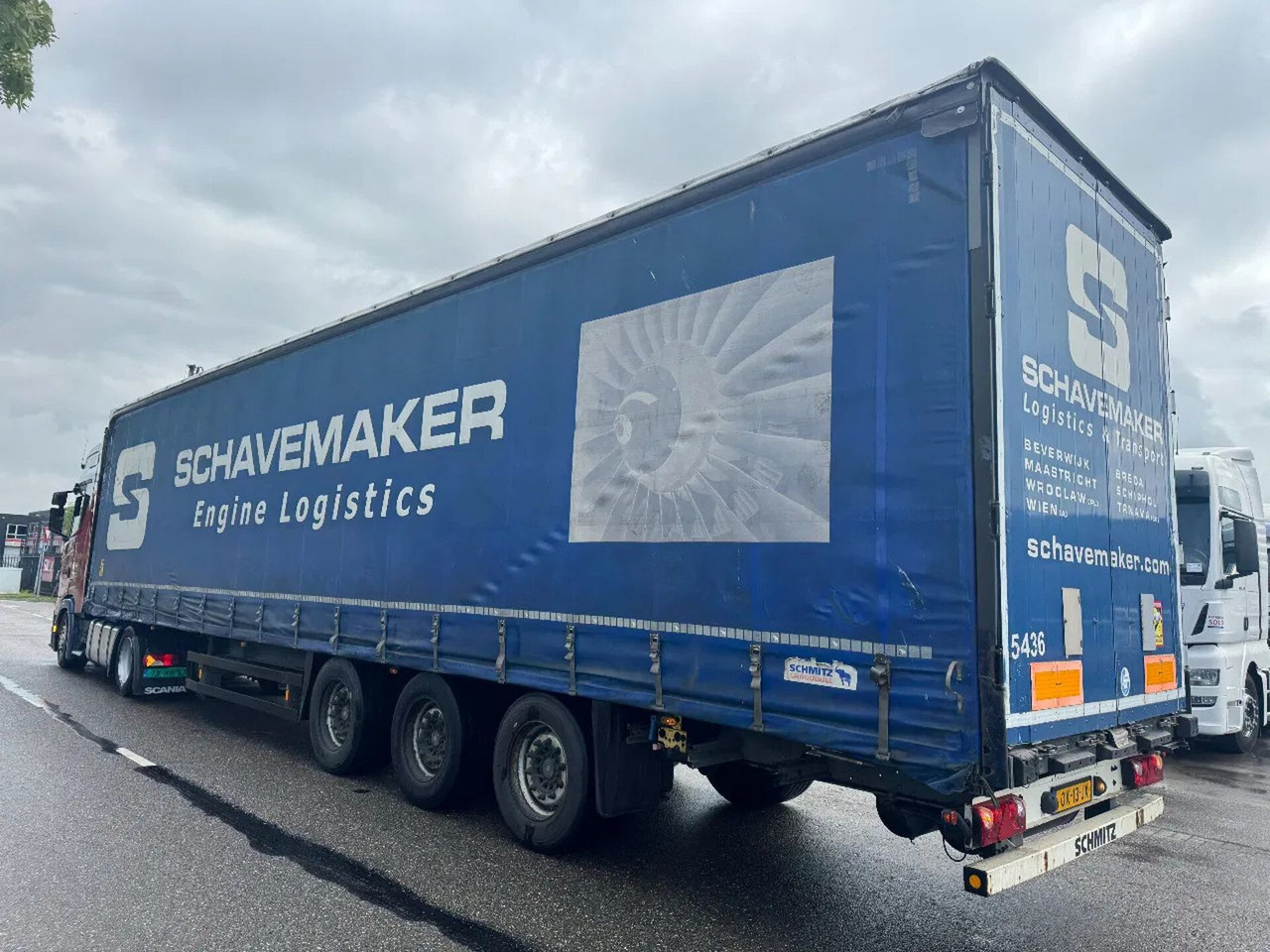Schmitz Cargobull SCS 24/L - 3 AXLE MEGA SAF + SLIDING ROOF - Тентований напівпричіп: фото 4 Schmitz Cargobull SCS 24/L - 3 AXLE MEGA SAF + SLIDING ROOF - Тентований напівпричіп: фото 4