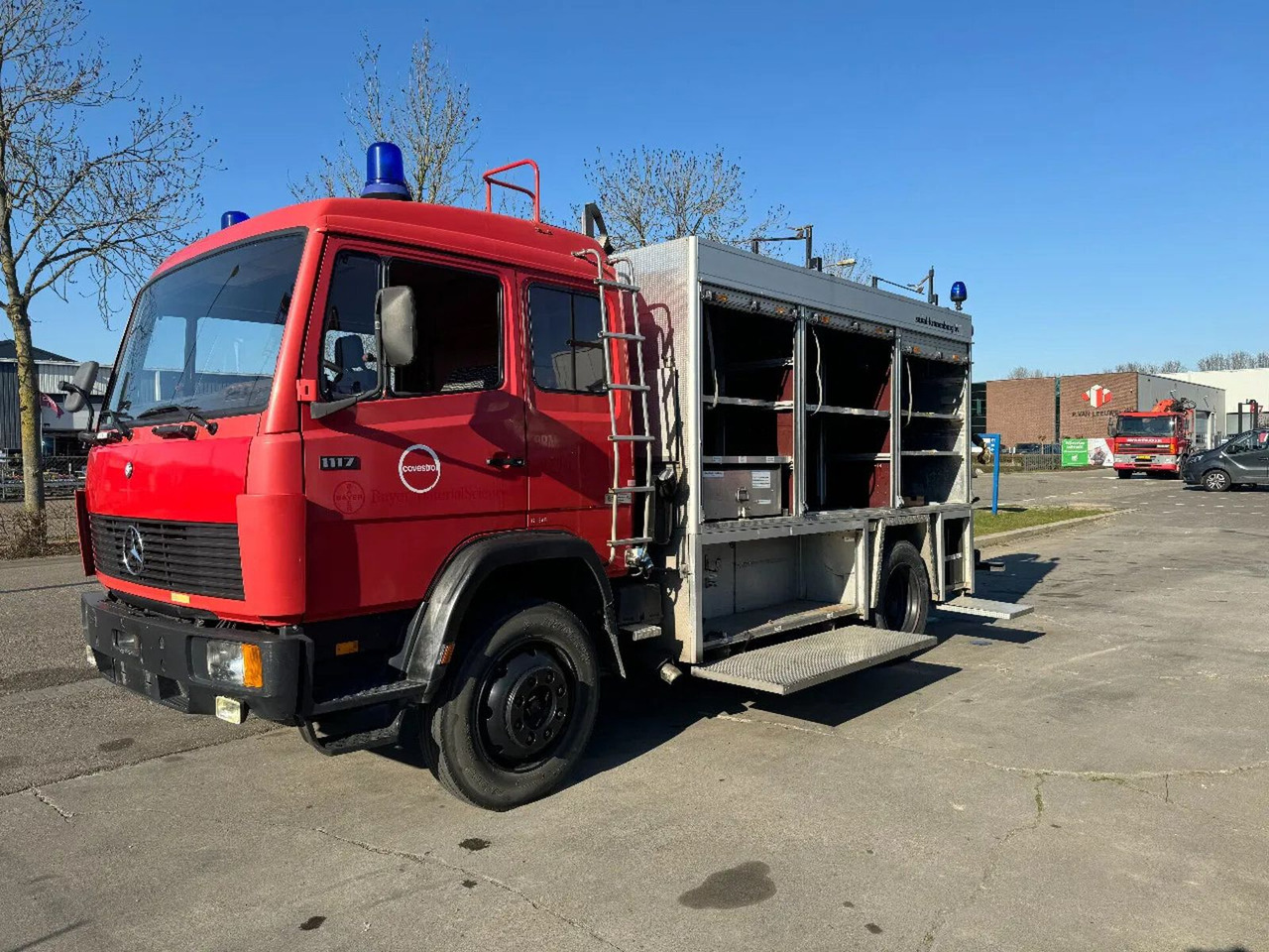 Новий Вантажівка, Вантажівка з маніпулятором Mercedes-Benz 1117 4X2 FIRE TRUCK HIAB 050A ONLY 105787 KM: фото 6