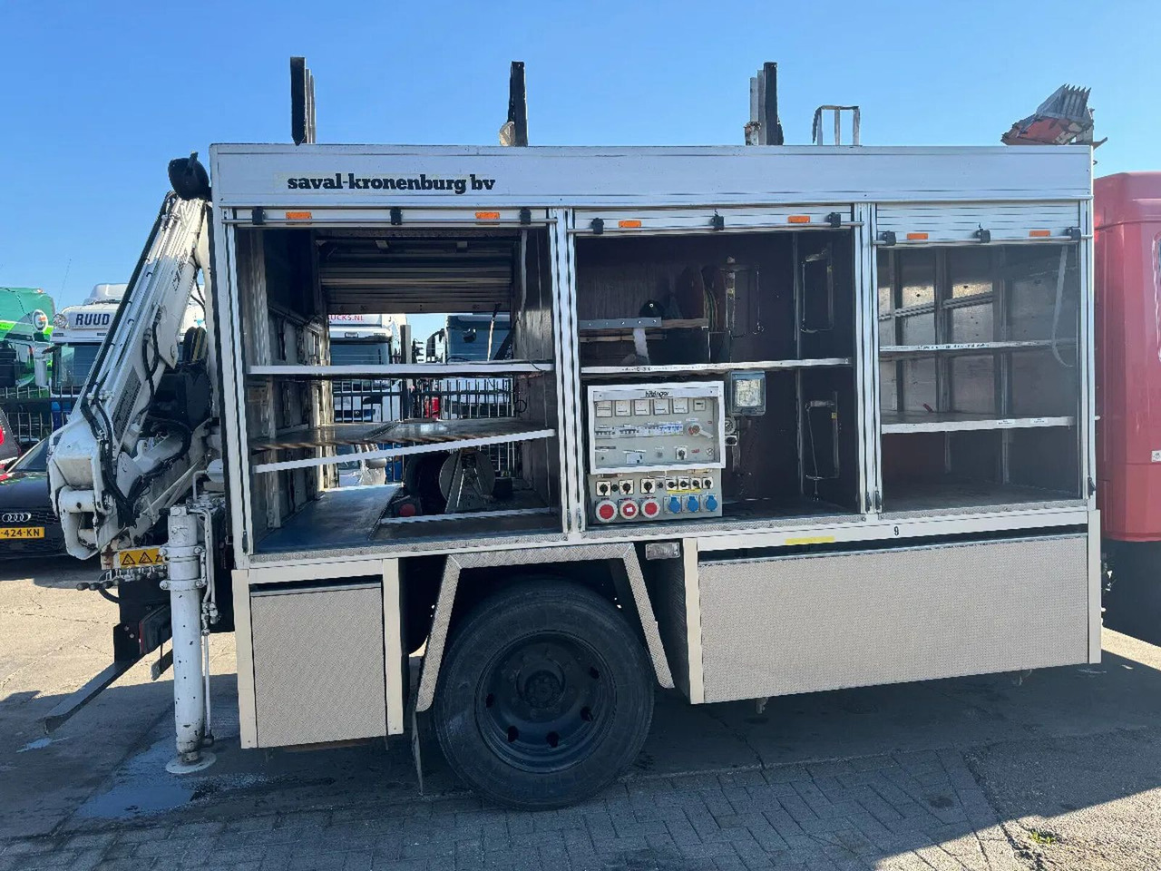 Новий Вантажівка, Вантажівка з маніпулятором Mercedes-Benz 1117 4X2 FIRE TRUCK HIAB 050A ONLY 105787 KM: фото 7