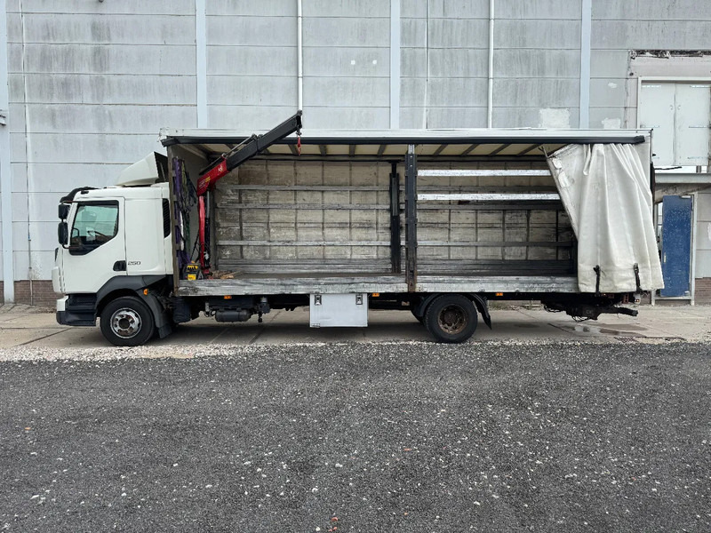 Volvo FL 250 4X2 EURO 6 + FASSI MICRO M25A.12 - Тентована вантажівка, Вантажівка з маніпулятором: фото 2 Volvo FL 250 4X2 EURO 6 + FASSI MICRO M25A.12 - Тентована вантажівка, Вантажівка з маніпулятором: фото 2