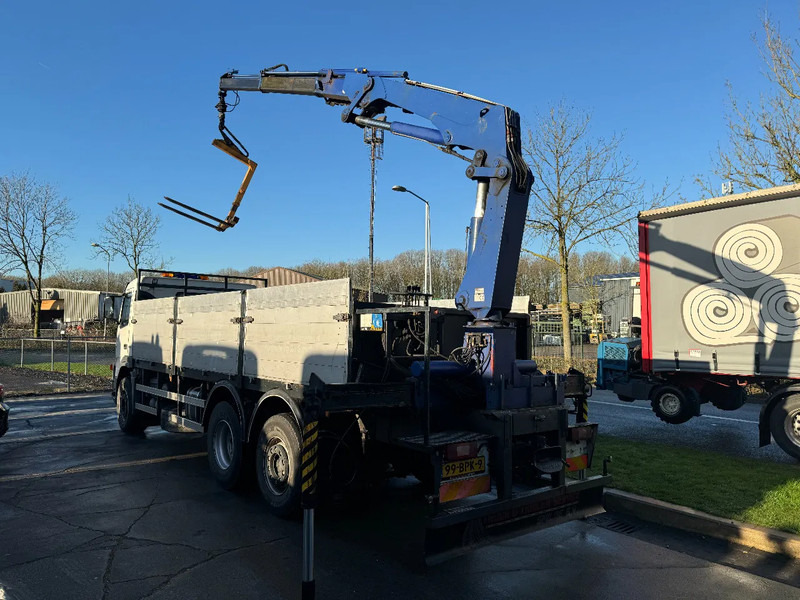 Бортова вантажівка/ Платформа, Вантажівка з маніпулятором Volvo FM 340 6X2 EFFER 140 2S EURO 3: фото 12