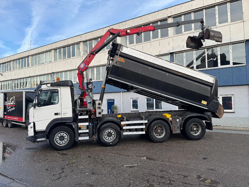 Volvo FMX 420 8X4 HMF 1643Z2 + REMOTE CONTROL + HYVA KIPPER - Самоскид вантажівка, Вантажівка з маніпулятором: фото 2 Volvo FMX 420 8X4 HMF 1643Z2 + REMOTE CONTROL + HYVA KIPPER - Самоскид вантажівка, Вантажівка з маніпулятором: фото 2