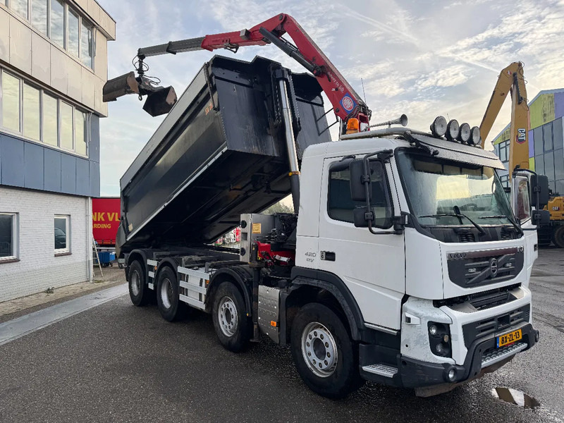 Volvo FMX 420 8X4 HMF 1643Z2 + REMOTE CONTROL + HYVA KIPPER - Самоскид вантажівка, Вантажівка з маніпулятором: фото 3 Volvo FMX 420 8X4 HMF 1643Z2 + REMOTE CONTROL + HYVA KIPPER - Самоскид вантажівка, Вантажівка з маніпулятором: фото 3