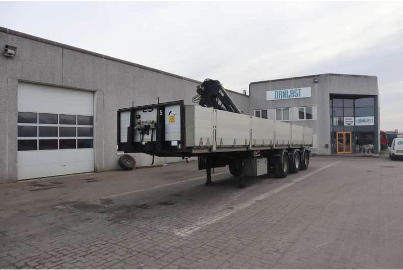 Van Hool Cranetrailer/Krantrailer/Kranauflieger - Бортовий напівпричіп/ Платформа: фото 1 Van Hool Cranetrailer/Krantrailer/Kranauflieger - Бортовий напівпричіп/ Платформа: фото 1