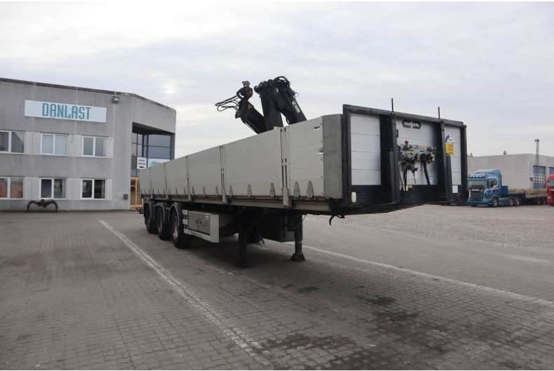 Van Hool Cranetrailer/Krantrailer/Kranauflieger - Бортовий напівпричіп/ Платформа: фото 2 Van Hool Cranetrailer/Krantrailer/Kranauflieger - Бортовий напівпричіп/ Платформа: фото 2