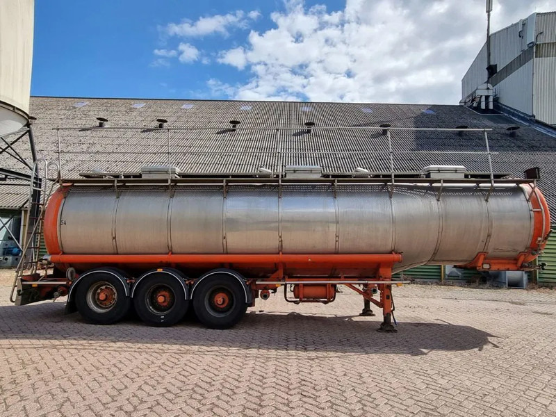 Burg Chemical - INOX - RVS - 31 m3 - 3 Comp. - Напівпричіп цистерна: фото 5 Burg Chemical - INOX - RVS - 31 m3 - 3 Comp. - Напівпричіп цистерна: фото 5