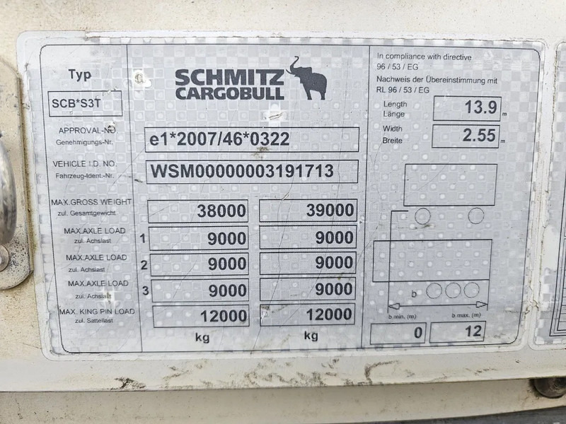 Тентований напівпричіп Schmitz Cargobull SCB S3T - 4.30 HIGH: фото 14
