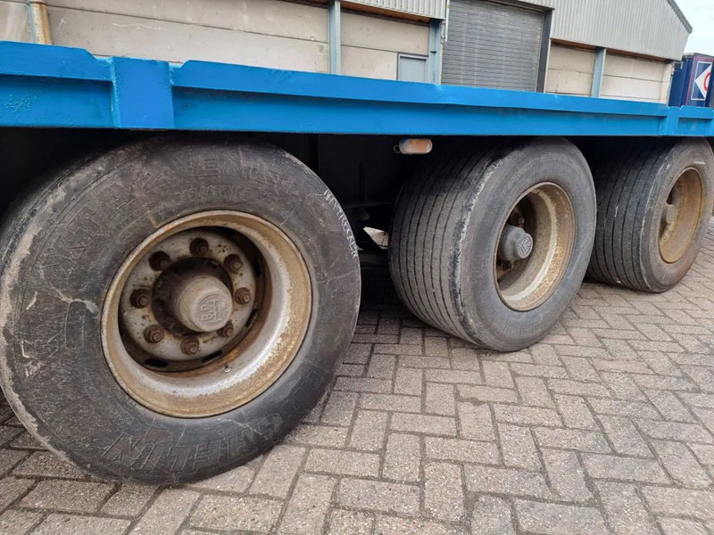 Бортовий причіп/ Платформа Van Hool 13.60 M LONG - 1 M HIGH - SUPER SINGLE TIRES - DRUM BRAKES: фото 12