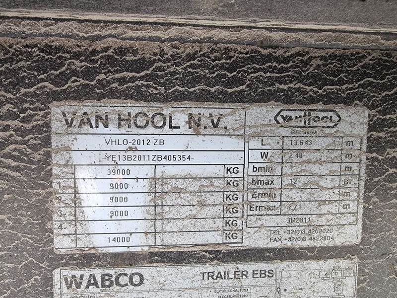 Тентований напівпричіп Van Hool BPW - DISC - 10 Bolts!: фото 15