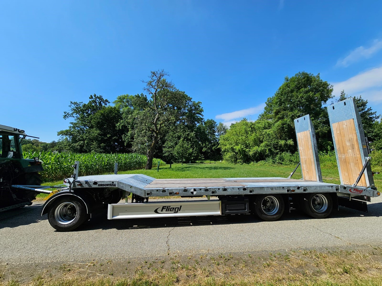 FLIEGL DTS-S 300 - Низькорамна платформа причіп: фото 1 FLIEGL DTS-S 300 - Низькорамна платформа причіп: фото 1