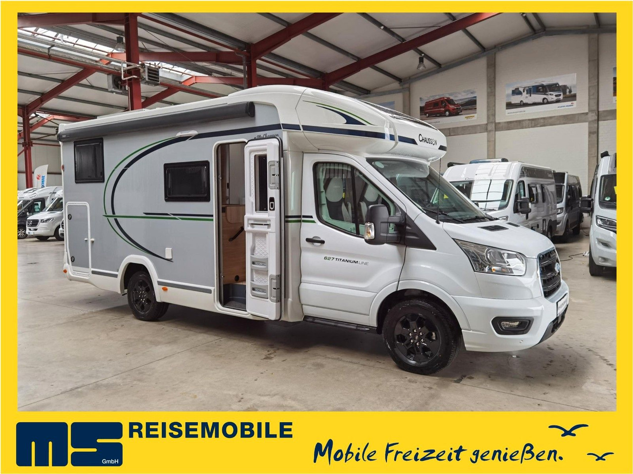 Chausson 627 TITANIUM / - 2026 -/ EINZELBETTEN & HUBBETT - Напівінтегрований автобудинок: фото 1 Chausson 627 TITANIUM / - 2026 -/ EINZELBETTEN & HUBBETT - Напівінтегрований автобудинок: фото 1