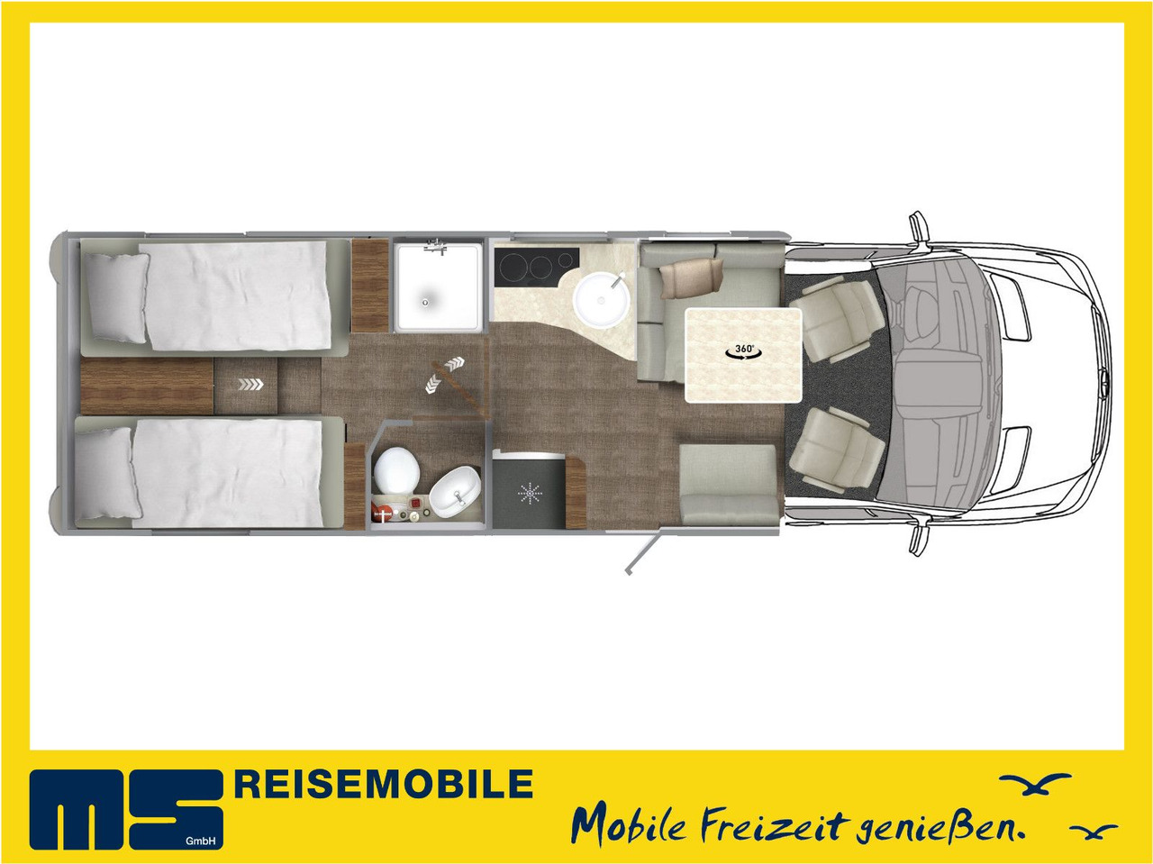 Eura Mobil CONTURA 766 EB /LUMINARY PAKET / EINZELBETTEN - Напівінтегрований автобудинок: фото 2 Eura Mobil CONTURA 766 EB /LUMINARY PAKET / EINZELBETTEN - Напівінтегрований автобудинок: фото 2