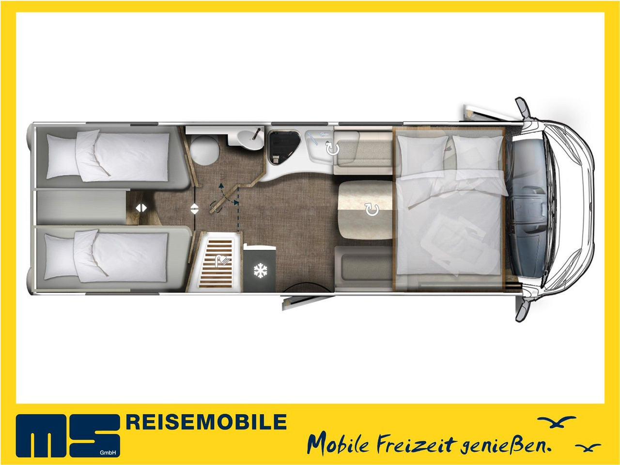 Eura Mobil INTEGRA LINE 720 EF / 180PS-9G-40H/ EINZELBETTEN - Інтегрований автобудинок: фото 2 Eura Mobil INTEGRA LINE 720 EF / 180PS-9G-40H/ EINZELBETTEN - Інтегрований автобудинок: фото 2