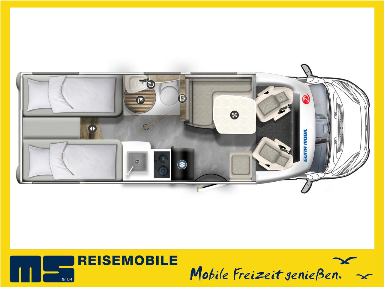 Eura Mobil PROFILA T 660 EB/MOD. 2025/MONDIAL PAKET / 140PS - Напівінтегрований автобудинок: фото 2 Eura Mobil PROFILA T 660 EB/MOD. 2025/MONDIAL PAKET / 140PS - Напівінтегрований автобудинок: фото 2