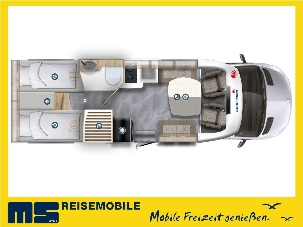 Eura Mobil PROFILA T 726 EF -MOD. 2025 -MONDIAL PLUS & S-P. - Напівінтегрований автобудинок: фото 2 Eura Mobil PROFILA T 726 EF -MOD. 2025 -MONDIAL PLUS & S-P. - Напівінтегрований автобудинок: фото 2