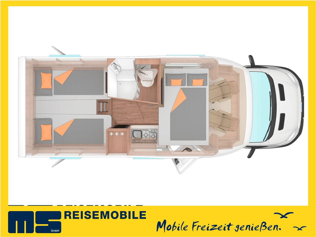 Weinsberg CARASUITE 650 MEG /155PS /EINZELBETTEN & HUBBETT - Напівінтегрований автобудинок: фото 2 Weinsberg CARASUITE 650 MEG /155PS /EINZELBETTEN & HUBBETT - Напівінтегрований автобудинок: фото 2