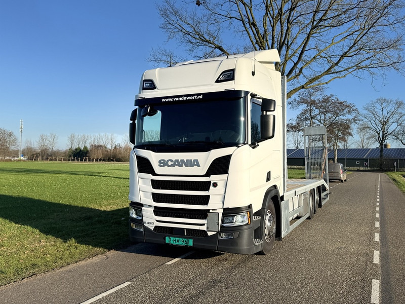 Scania R450 NGS 6X2 Machine Transporter / Oprij Vrachtwagen Euro 6 Automaat - Full Air - 2019 - Автовоз вантажівка: фото 2 Scania R450 NGS 6X2 Machine Transporter / Oprij Vrachtwagen Euro 6 Automaat - Full Air - 2019 - Автовоз вантажівка: фото 2