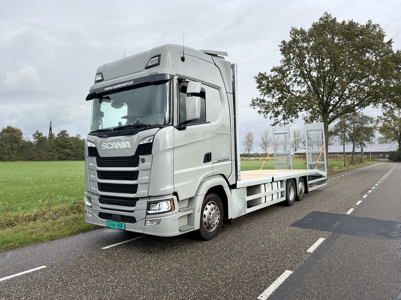 Scania S450 NGS 6X2 Machine Transporter / Oprij Vrachtwagen Euro 6 Automaat - Full Air - 2019 - APK 11-26 - Автовоз вантажівка: фото 1 Scania S450 NGS 6X2 Machine Transporter / Oprij Vrachtwagen Euro 6 Automaat - Full Air - 2019 - APK 11-26 - Автовоз вантажівка: фото 1