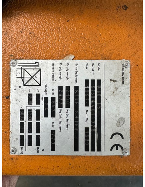 Електронавантажувач Still R50-15 Heftruck Duplo 330 Sideshift elektrisch: фото 17