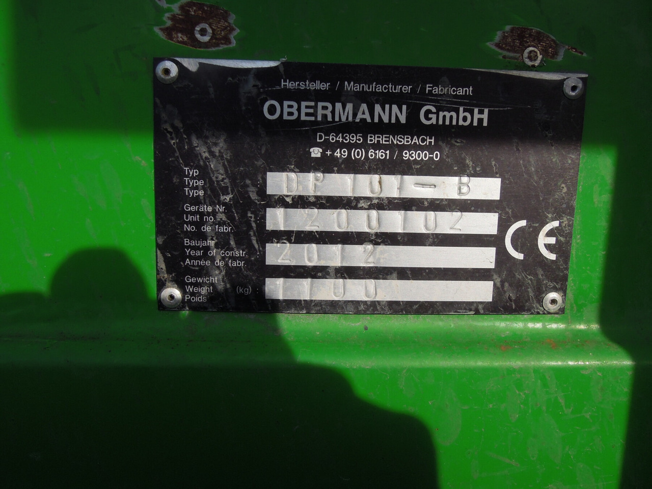 Obermann DP 101 B - Насос для води: фото 4 Obermann DP 101 B - Насос для води: фото 4