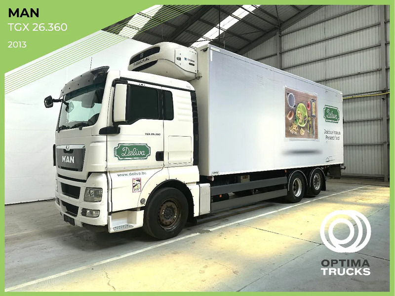 MAN TGX 26.360 steerable lift axles / hefbare stuurasen / essieux relevables directionnels - Рефрижератор вантажівка: фото 1 MAN TGX 26.360 steerable lift axles / hefbare stuurasen / essieux relevables directionnels - Рефрижератор вантажівка: фото 1