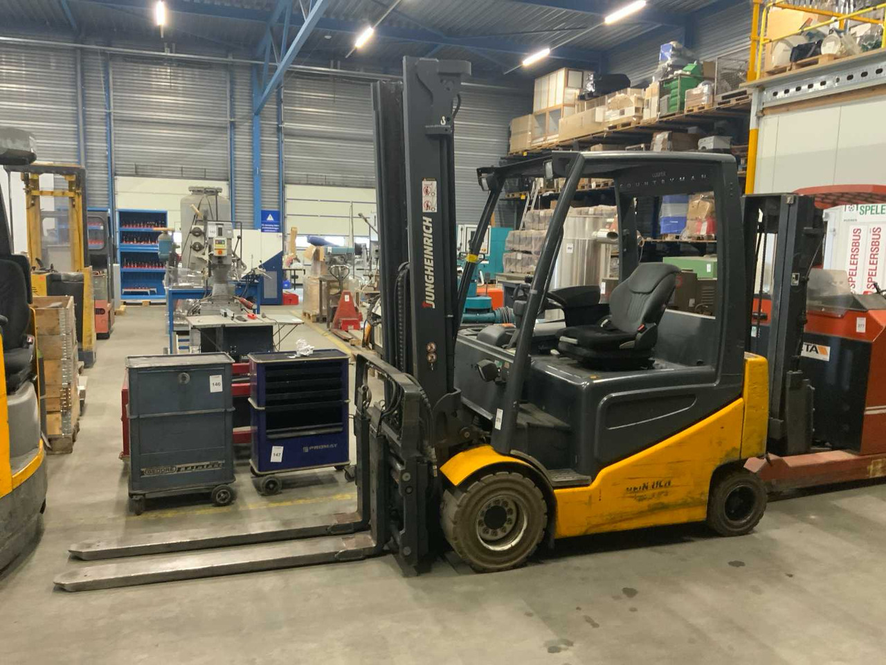 2014 JUNGHEINRICH EGF430K 400ZZ FORKLIFT - Навантажувач вилковий: фото 1 2014 JUNGHEINRICH EGF430K 400ZZ FORKLIFT - Навантажувач вилковий: фото 1