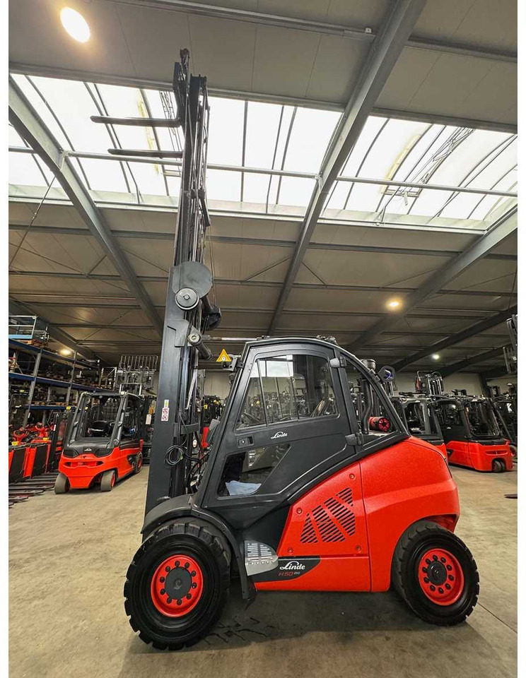 2015 SERVICE + UVV 10/2026 LINDE H50D TRIPLEX 666CM 3RD+4TH+5TH VALVE CAB DIESEL FORKLIFT - Навантажувач вилковий: фото 3 2015 SERVICE + UVV 10/2026 LINDE H50D TRIPLEX 666CM 3RD+4TH+5TH VALVE CAB DIESEL FORKLIFT - Навантажувач вилковий: фото 3