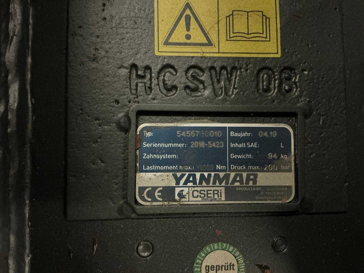 2019 YANMAR 5455750010 QUICK COUPLER, HYDR. - Колісний навантажувач: фото 4 2019 YANMAR 5455750010 QUICK COUPLER, HYDR. - Колісний навантажувач: фото 4