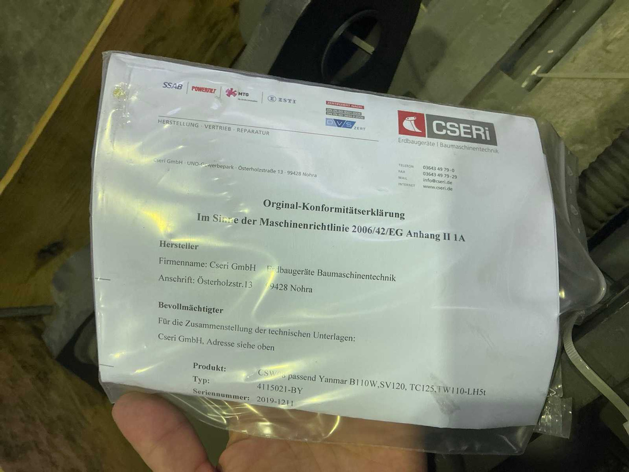 2019 YANMAR 5455750014 QUICK COUPLER - Колісний навантажувач: фото 2 2019 YANMAR 5455750014 QUICK COUPLER - Колісний навантажувач: фото 2