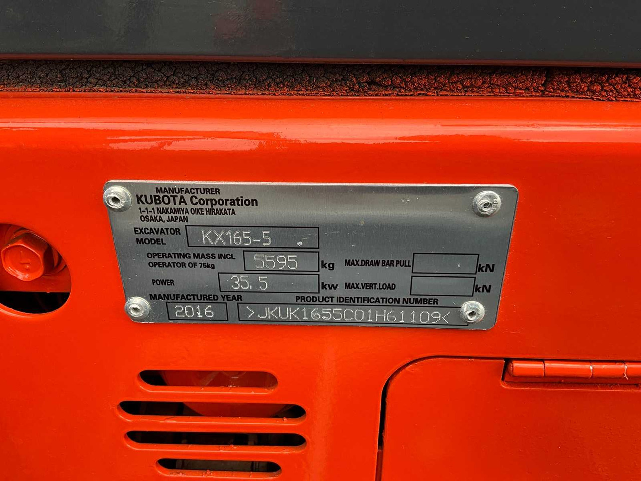 Гусеничний екскаватор Kubota KX165-5: фото 28