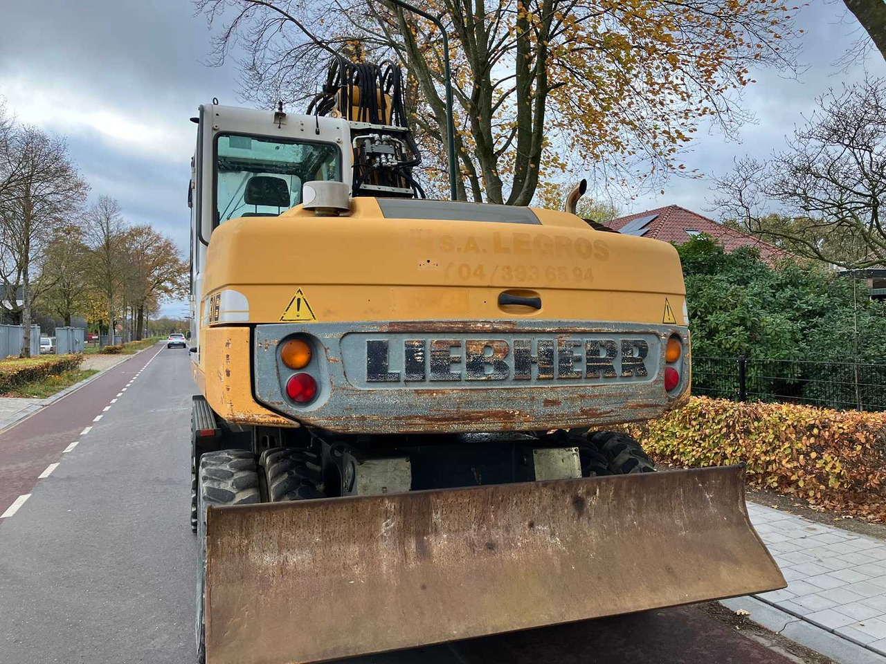 LIEBHERR - 2008 - A316 LITRONIC - WHEELED EXCAVATOR - Колісний екскаватор: фото 4 LIEBHERR - 2008 - A316 LITRONIC - WHEELED EXCAVATOR - Колісний екскаватор: фото 4