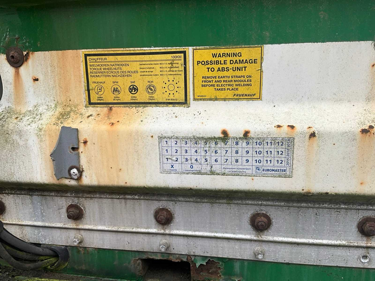 Напівпричіп GT FRUEHAUF - SLIDING TARPAULIN TRAILER - SEMI-TRAILER: фото 9 Напівпричіп GT FRUEHAUF - SLIDING TARPAULIN TRAILER - SEMI-TRAILER: фото 9