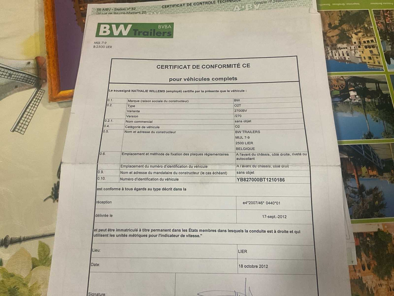 2012 BW TRAILERS 02T - Причіп: фото 3 2012 BW TRAILERS 02T - Причіп: фото 3