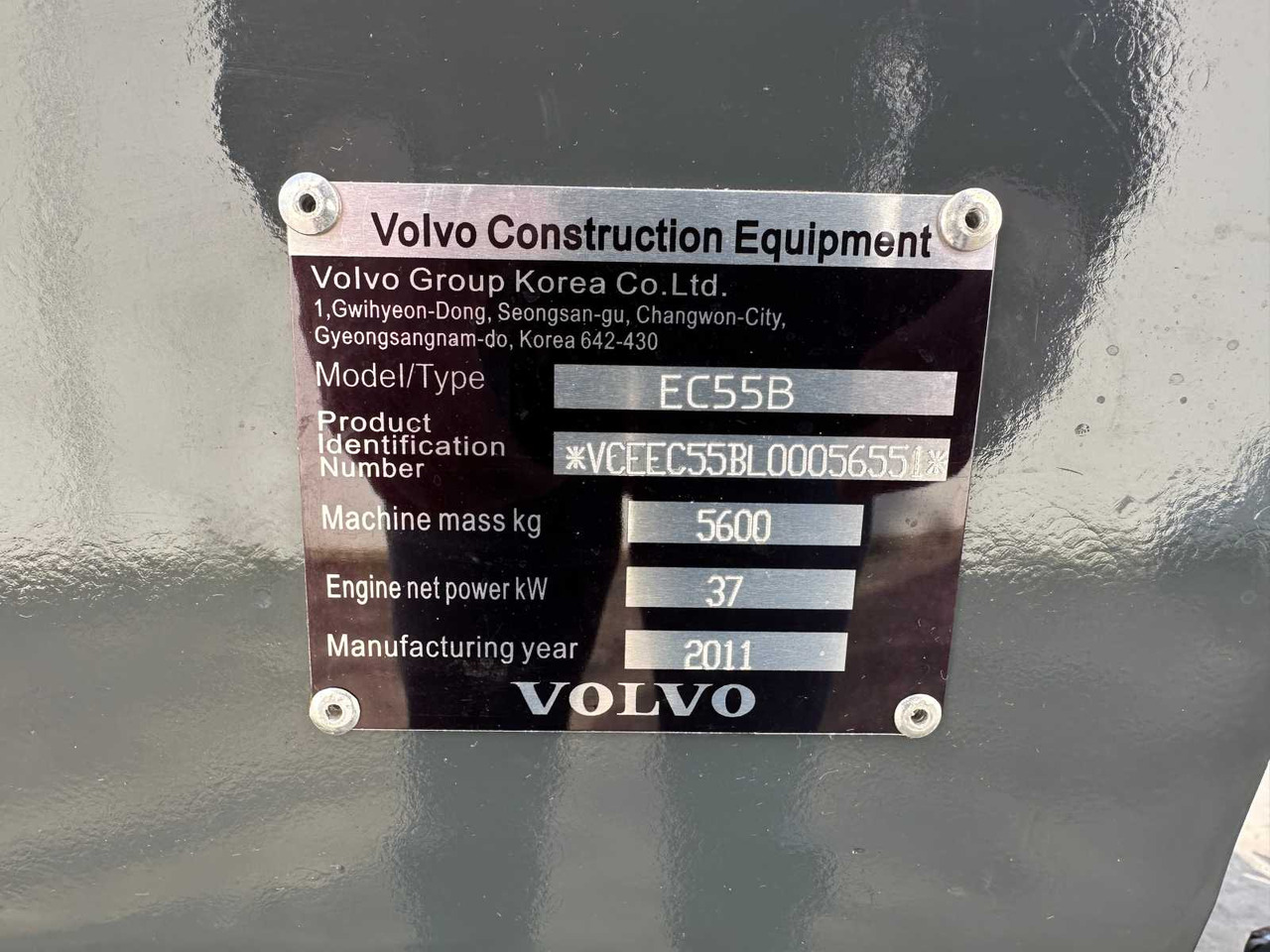 Гусеничний екскаватор Volvo EC55B: фото 44