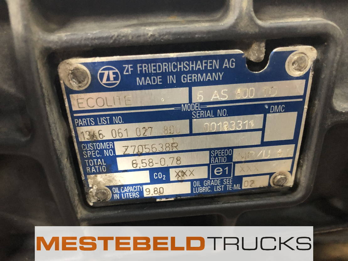 DAF Versnellingsbak 6 AS 800 TO - Коробка передач та запчастини в категорії Вантажівки: фото 5 DAF Versnellingsbak 6 AS 800 TO - Коробка передач та запчастини в категорії Вантажівки: фото 5