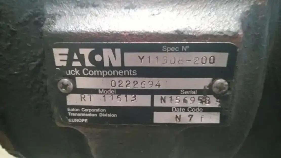 MAN Versnellingsbak Eaton RT11613 - Коробка передач та запчастини в категорії Вантажівки: фото 4 MAN Versnellingsbak Eaton RT11613 - Коробка передач та запчастини в категорії Вантажівки: фото 4